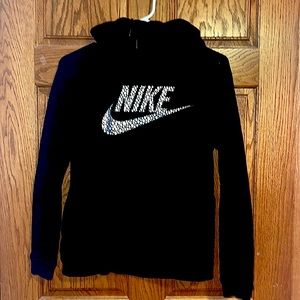 high neck nike hoodie